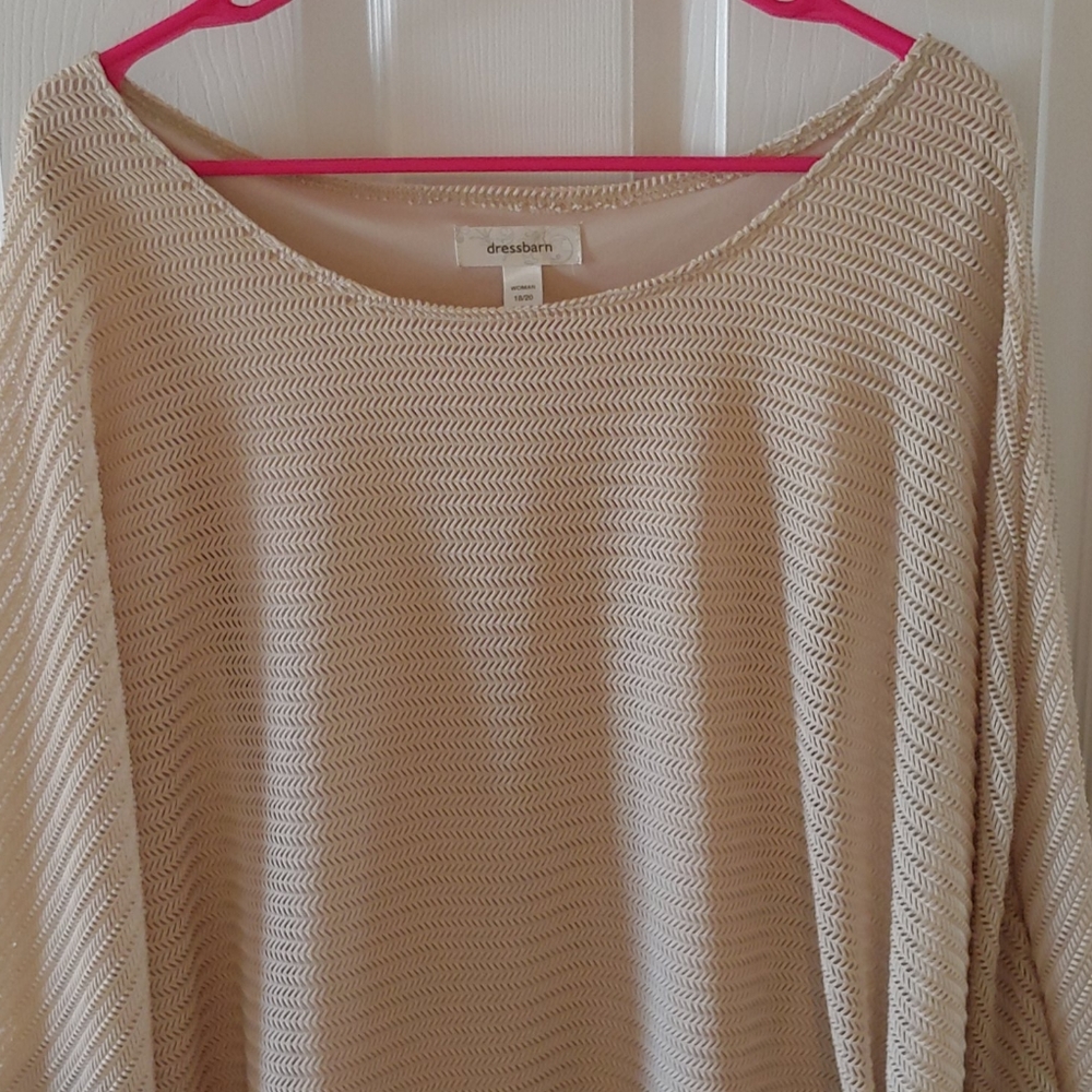 Dress Barn Womens top w/ dolman sleeves